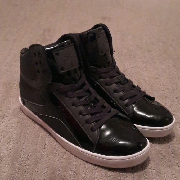 Pastry Shoes - Pastry Black Glitter Sneakers Size 10